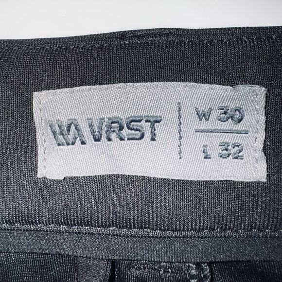 VRST Mens 30x32 Black Commuter 2-Way Stretch Athletic Pant Office Career Trouser - Picture 4 of 9